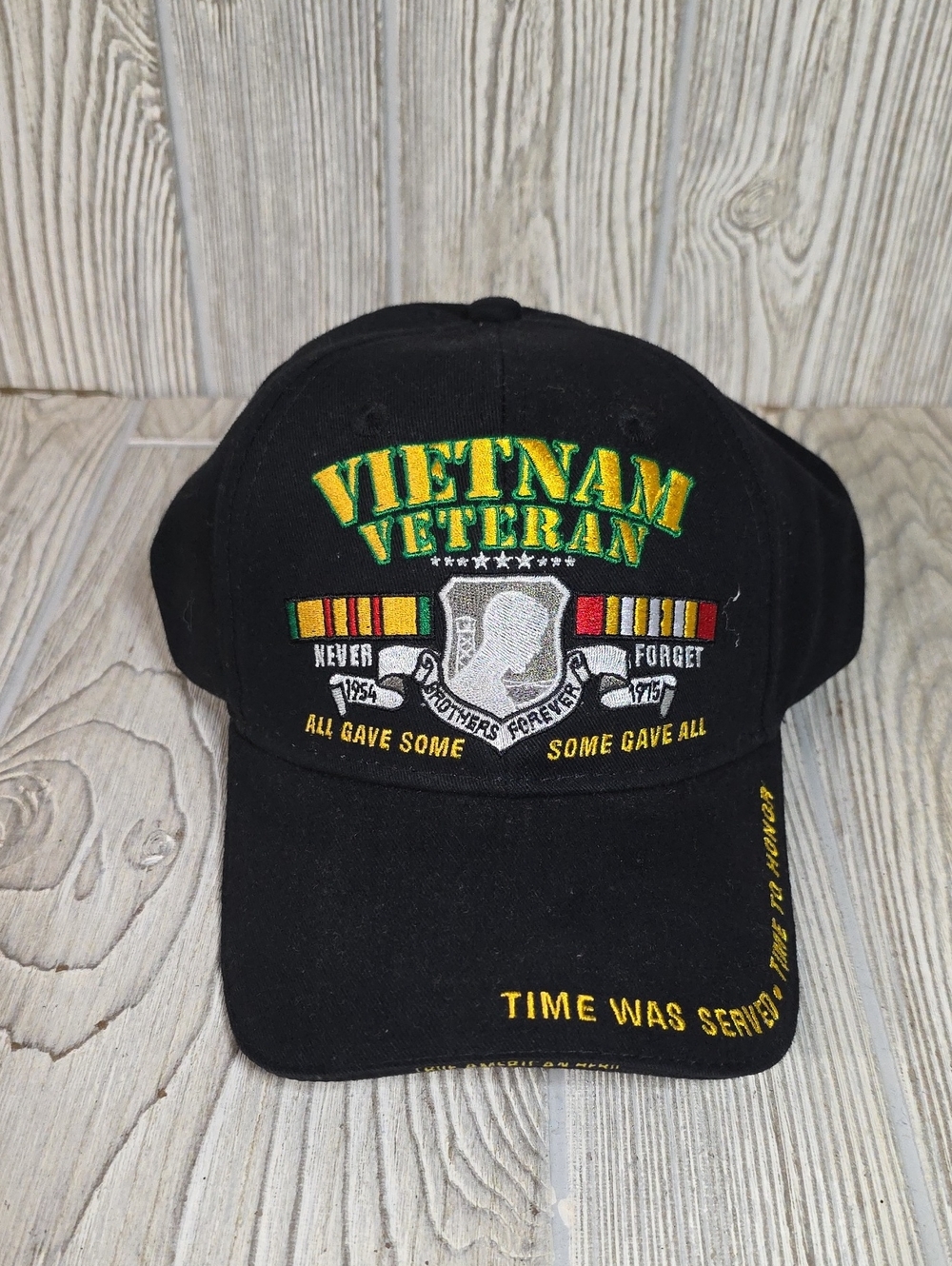 Black Vietnam Veteran All Gave Some Some Gave All Baseball Hat NWT